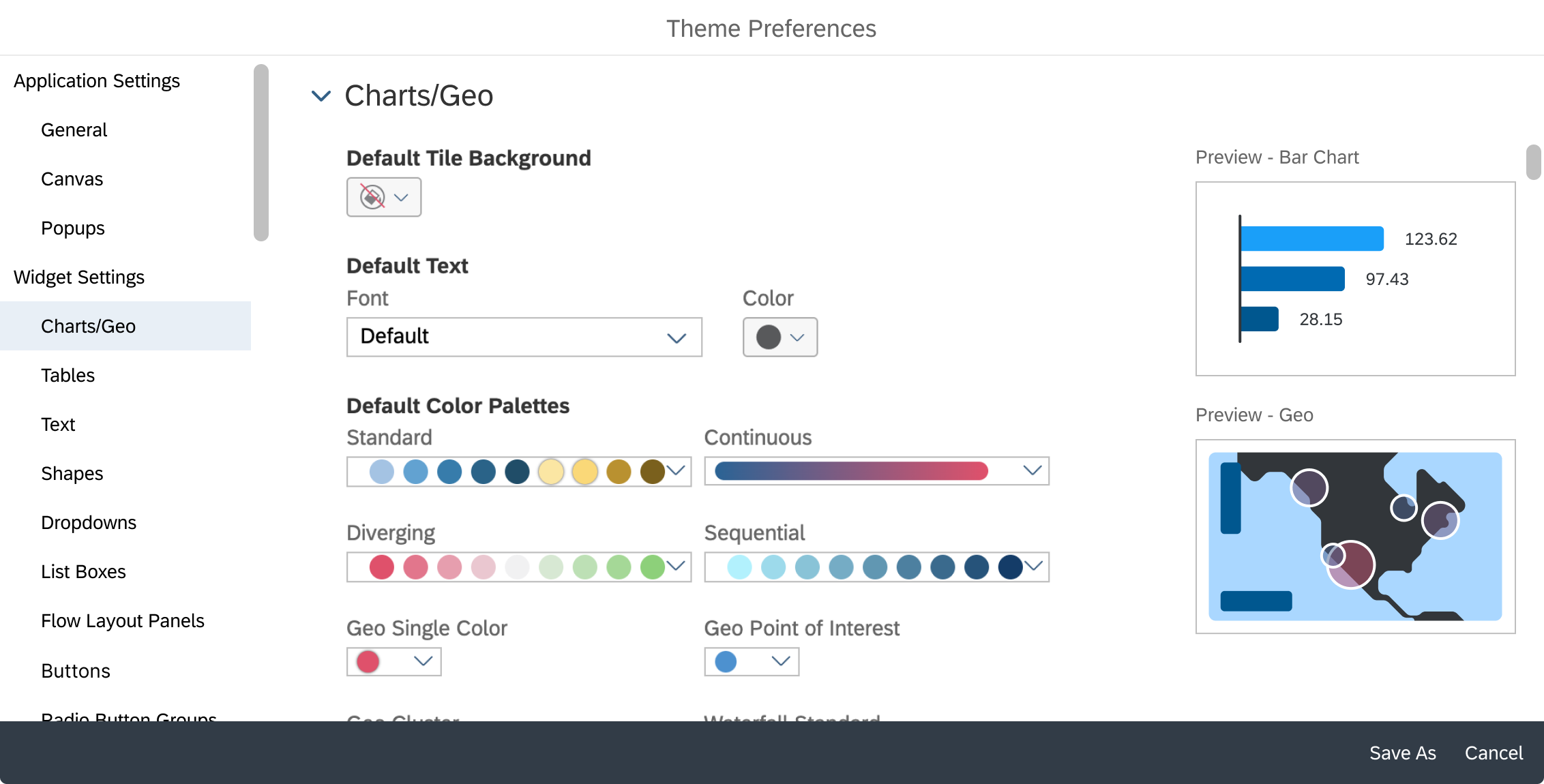 Editing Themes in SAP Analytics Cloud